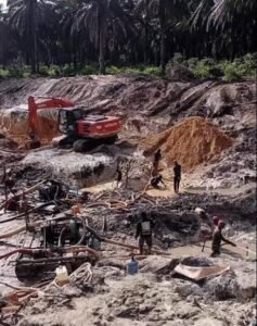 PJSBABEL.COM (BANGKA) — Aktivitas penambangan biji timah berskala besar di kawasan perkebunan kelapa sawit milik PT Gunung Maras Lestari (GML), tepatnya di wilayah Desa Bukit Layang, Kecamatan Bakam, Kabupaten Bangka, Provinsi Kepulauan Bangka Belitung, belakangan menuai sorotan tajam publik. Sabtu (20/12/2025).