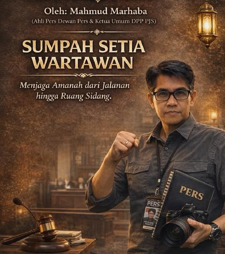 Di Ramadhan Ke-7, Mahmud Marhaba Ketum PJS Ingatkan Wartawan: Lindungi Sumber, Jaga Kehormatan Profesi PJSBABEL.COM (Pekanbaru) - Memasuki hari ketujuh Ramadhan, Ketua Umum DPP PJS, Mahmud Marhaba, menyampaikan refleksi mendalam tentang makna amanah dalam profesi jurnalistik. Dalam catatan Ramadhan yang dibagikannya, Mahmud menaruh penghormatan tinggi kepada para wartawan lapangan yang tetap bertugas di tengah keterbatasan, bahkan ketika sebagian besar umat menikmati sahur bersama keluarga. Kamis (26/2/2026)